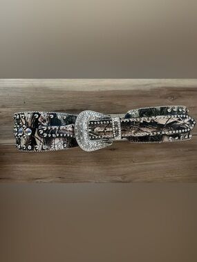 Angel Ranch Mossy Oak Bling Belt M Deadstock